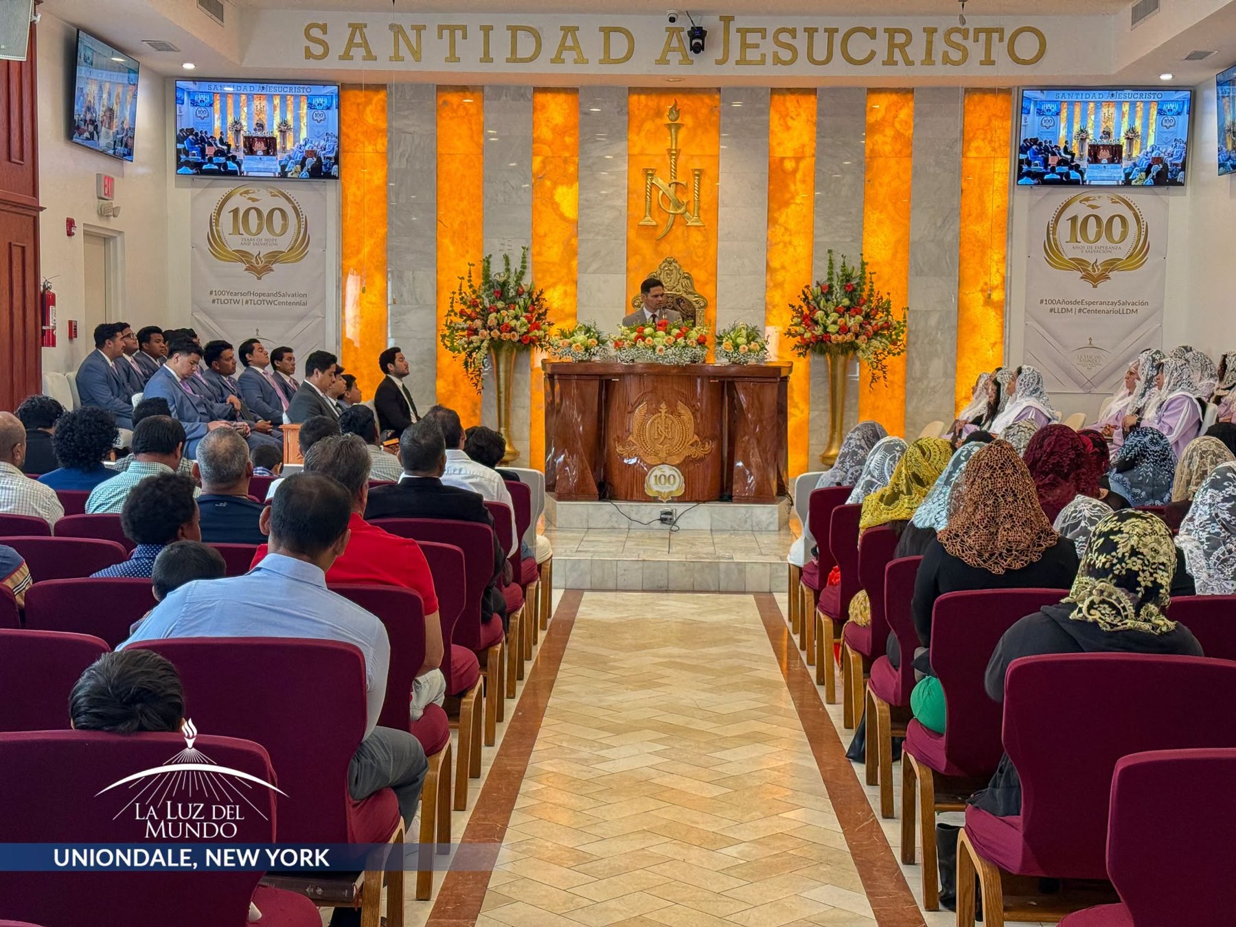 Sanctuary during worship